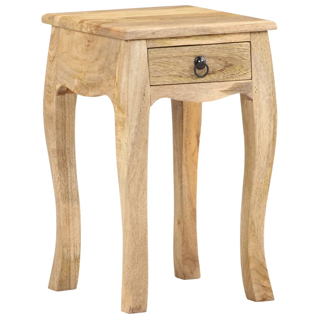 Table de chevet 28x28x46 cm Bois de manguier massif Tables de chevet vidaXL