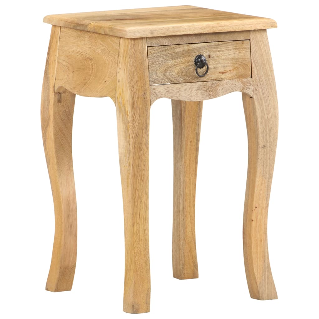 Table de chevet 28x28x46 cm Bois de manguier massif Tables de chevet vidaXL