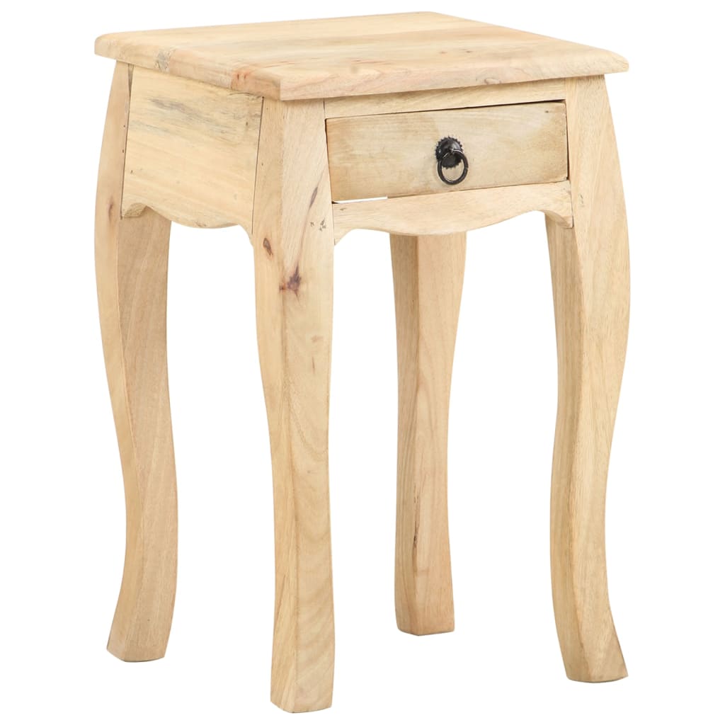 Table de chevet 28x28x46 cm Bois de manguier massif Tables de chevet vidaXL