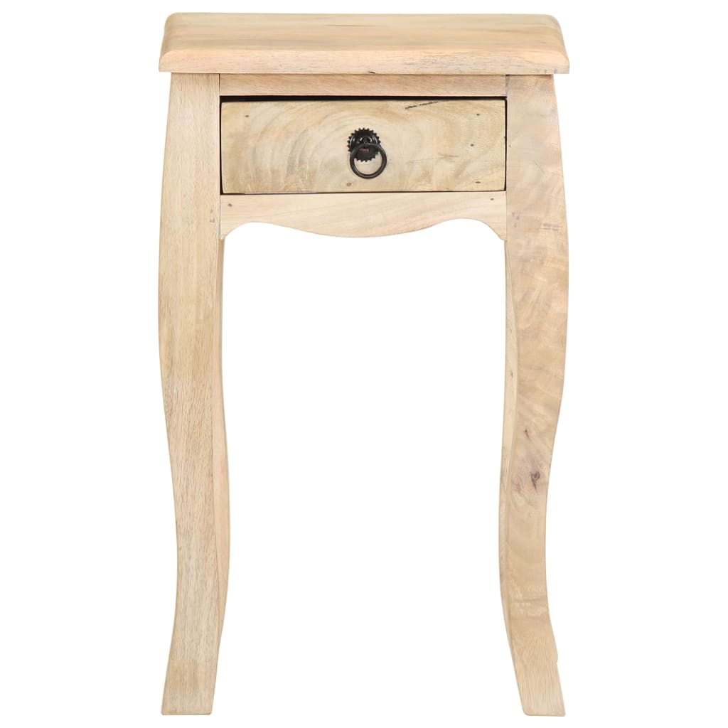 Table de chevet 28x28x46 cm Bois de manguier massif Tables de chevet vidaXL