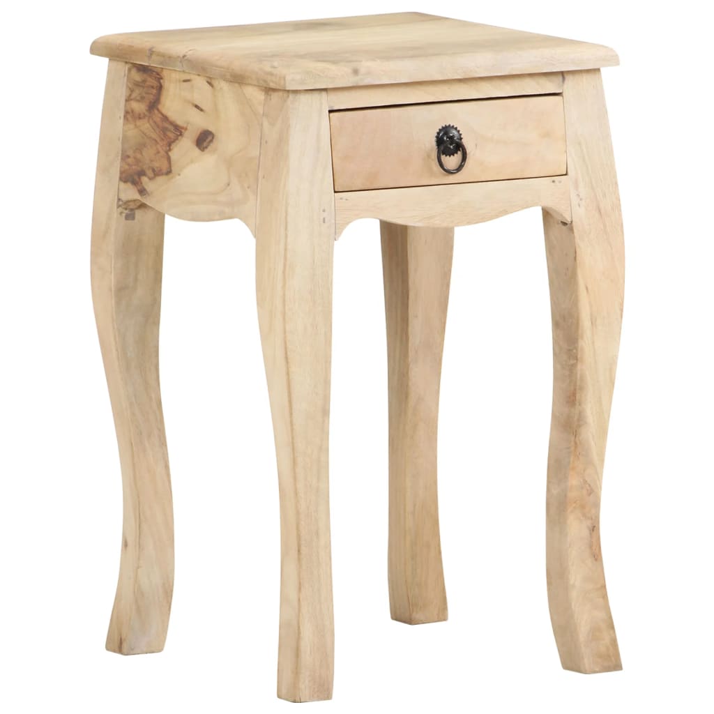 Table de chevet 28x28x46 cm Bois de manguier massif Tables de chevet vidaXL