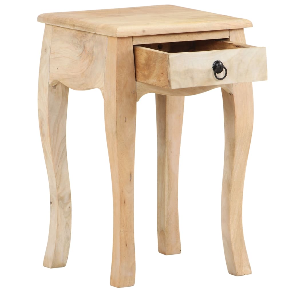 Table de chevet 28x28x46 cm Bois de manguier massif Tables de chevet vidaXL