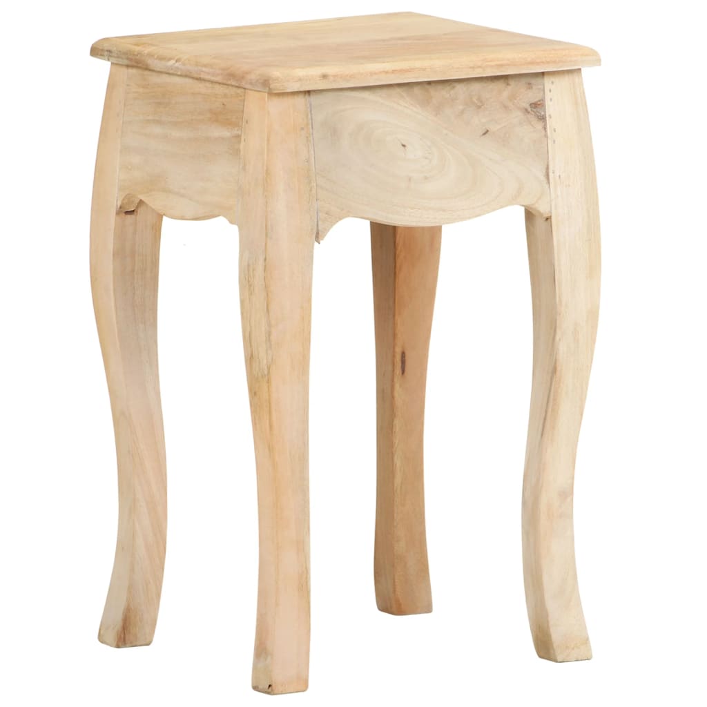 Table de chevet 28x28x46 cm Bois de manguier massif Tables de chevet vidaXL