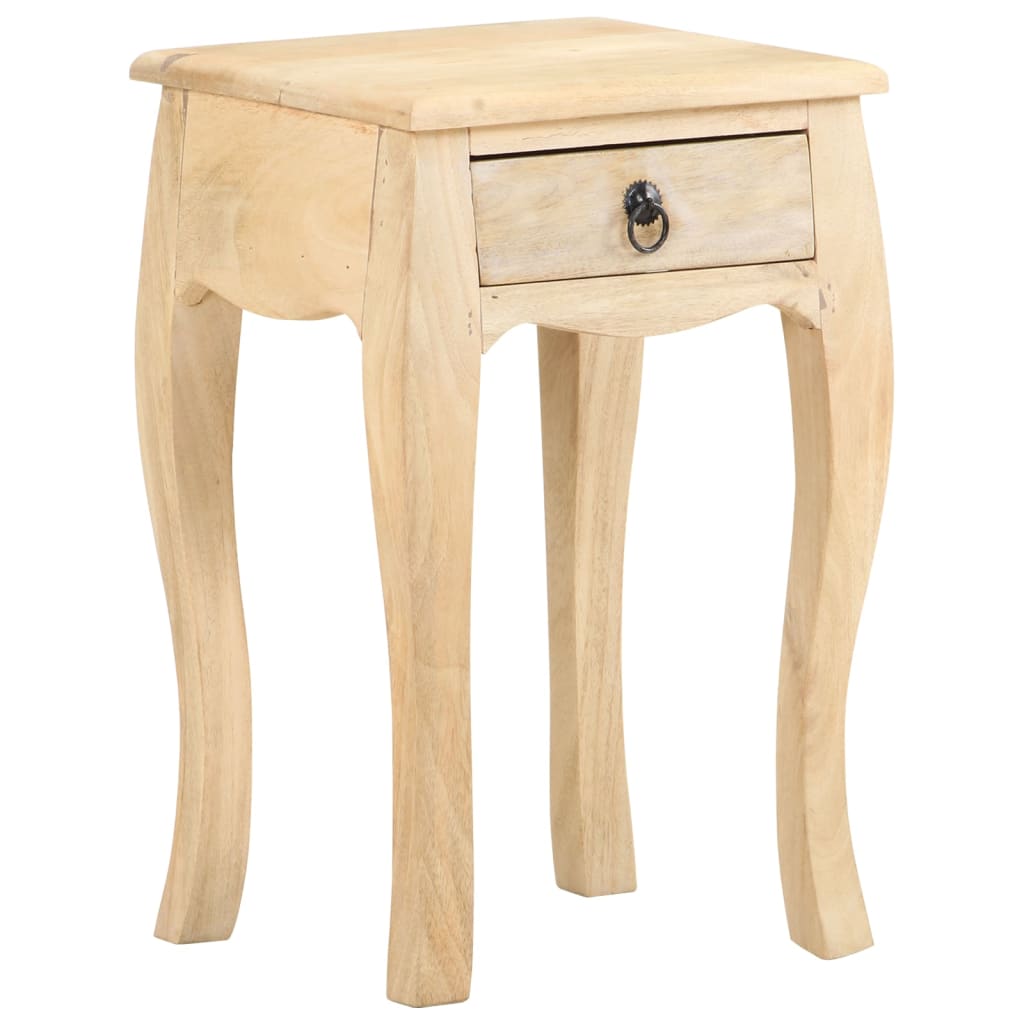 Table de chevet 28x28x46 cm Bois de manguier massif Tables de chevet vidaXL