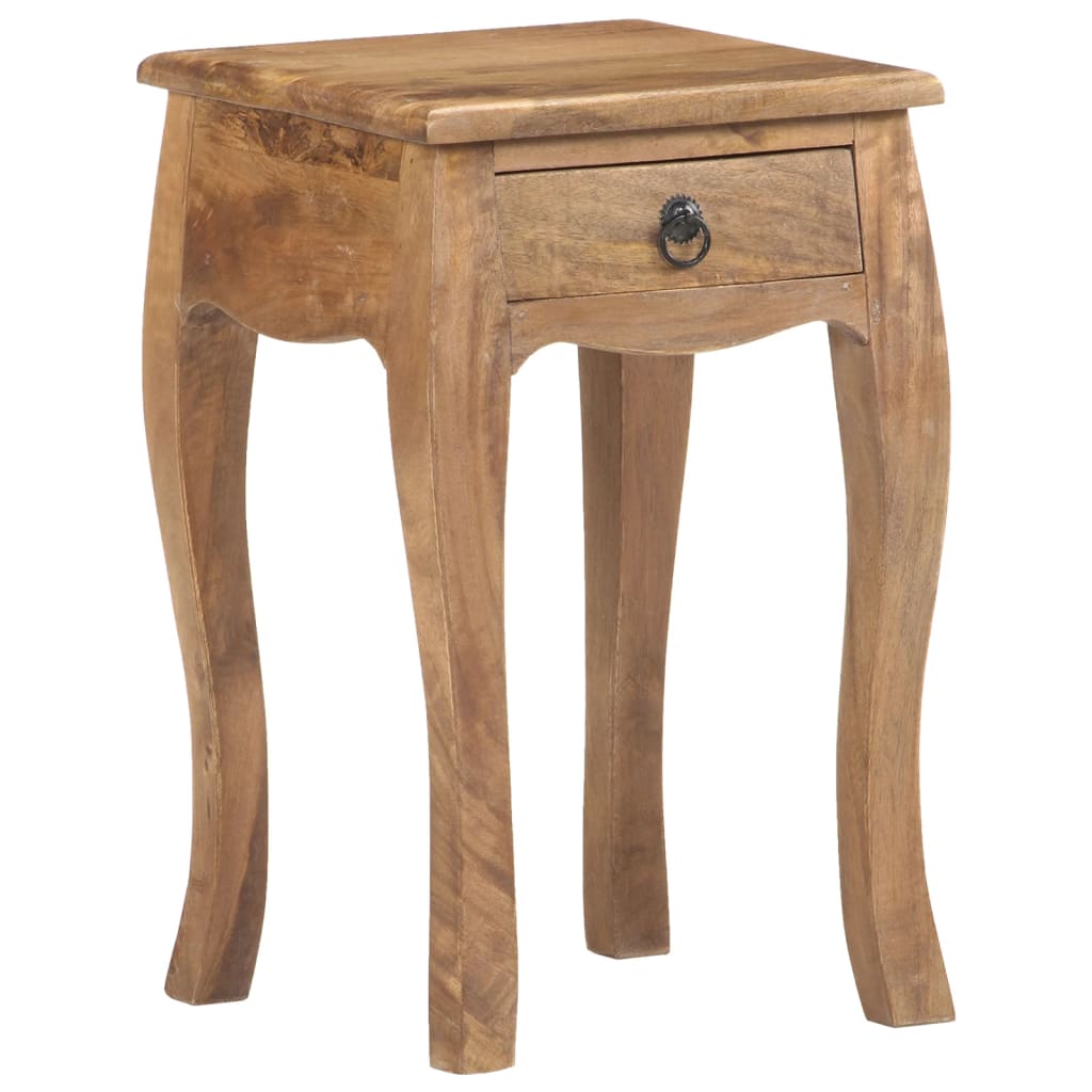 Table de chevet 28x28x46 cm Bois de manguier massif Tables de chevet vidaXL