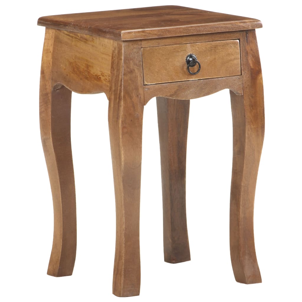 Table de chevet 28x28x46 cm Bois de manguier massif Tables de chevet vidaXL