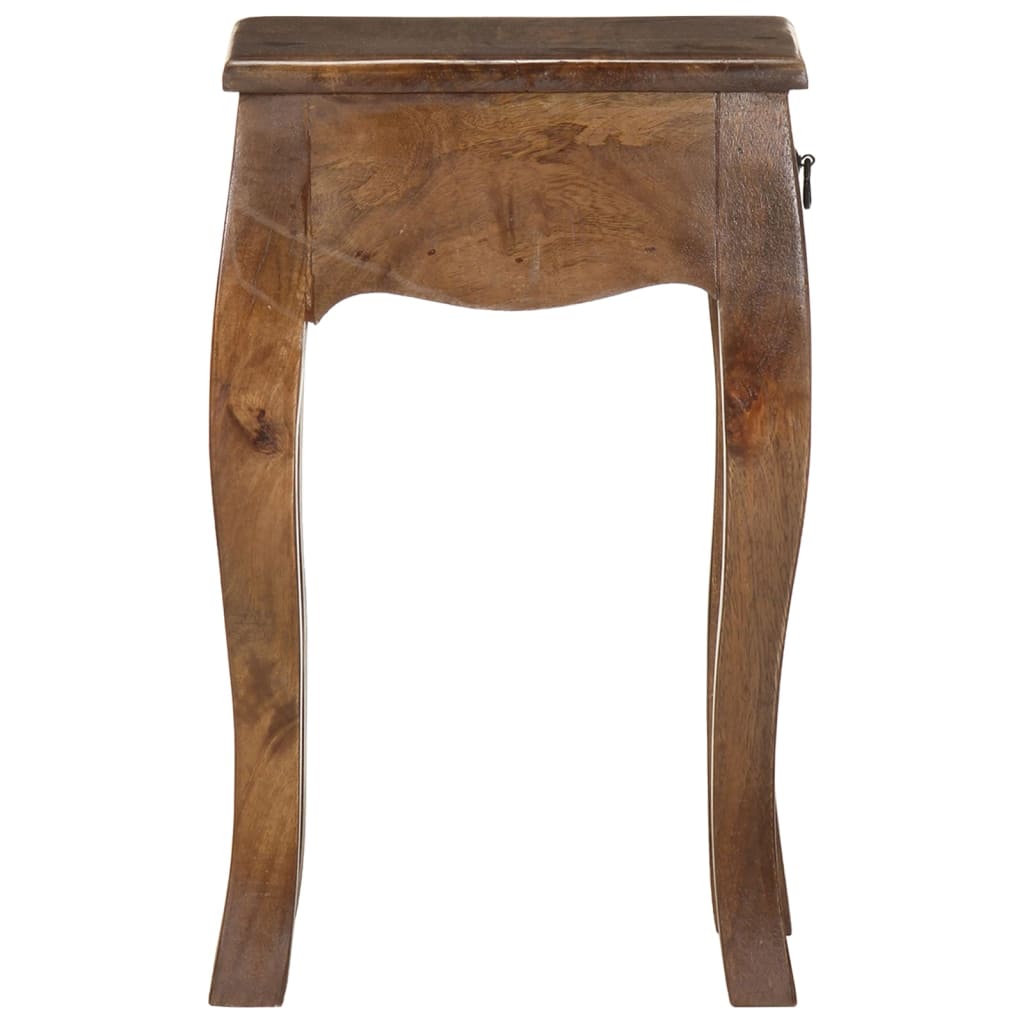 Table de chevet 28x28x46 cm Bois de manguier massif Tables de chevet vidaXL