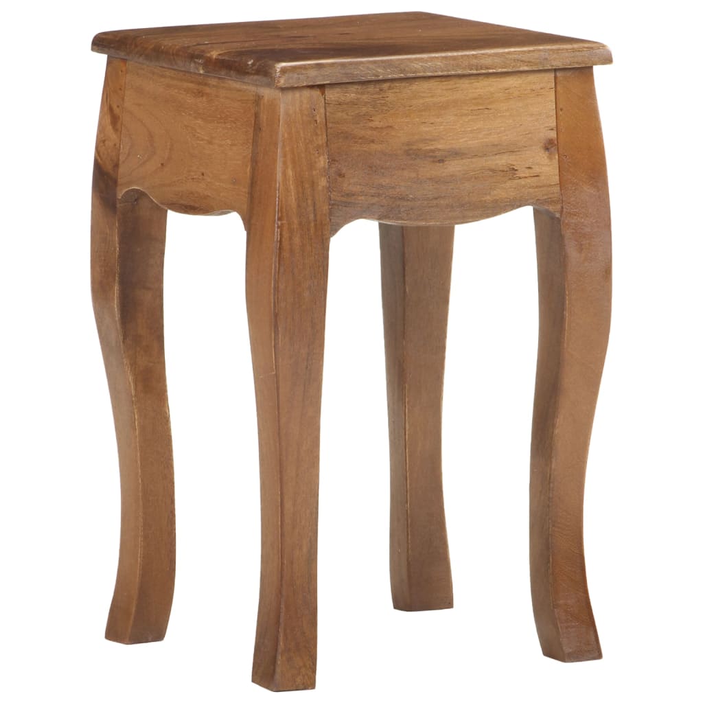 Table de chevet 28x28x46 cm Bois de manguier massif Tables de chevet vidaXL