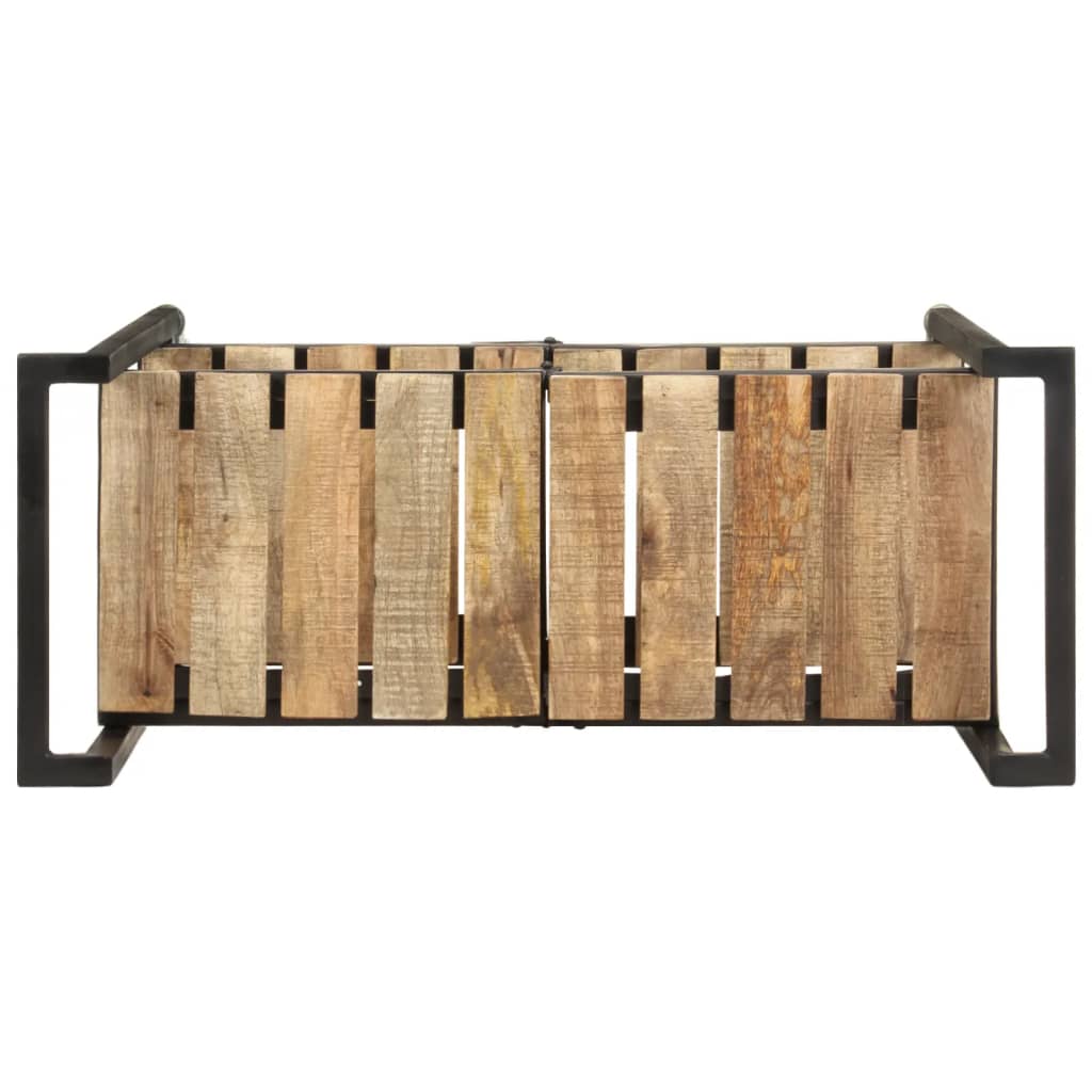 Chariot de cuisine 87x36x81 cm Bois massif de manguier Dessertes vidaXL