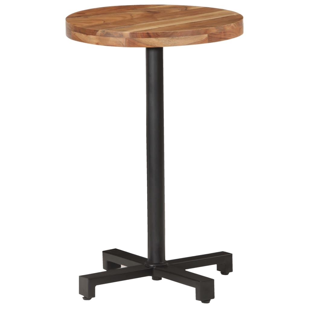 Table de bistro Ronde Ø50x75 cm Bois d'acacia massif Tables à manger vidaXL   