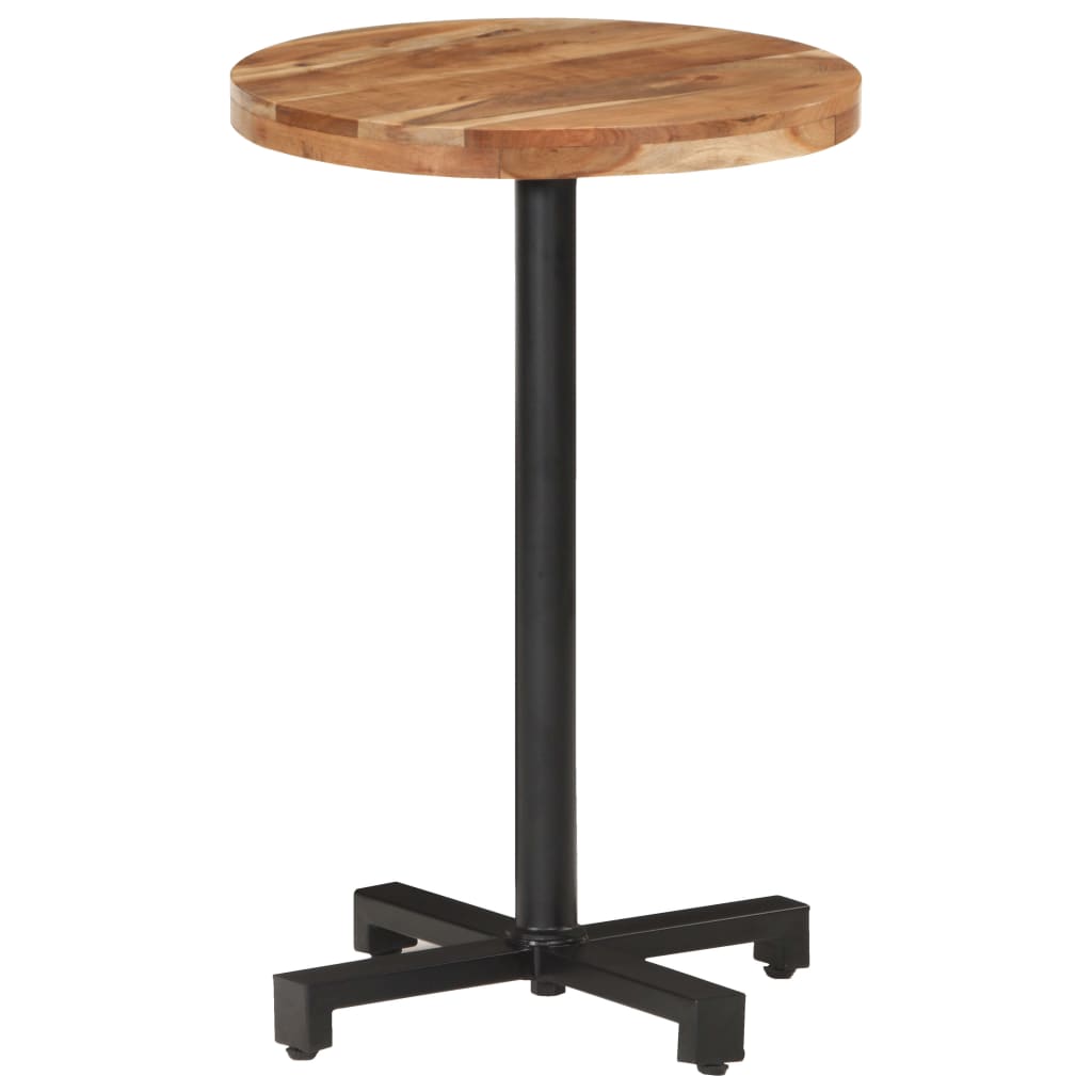 Table de bistro Ronde Ø50x75 cm Bois d'acacia massif Tables à manger vidaXL   