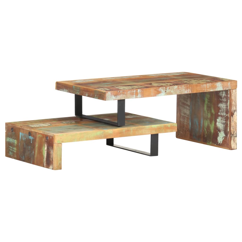 Ensemble de table basse 2 pcs Bois de récupération massif Tables basses vidaXL   