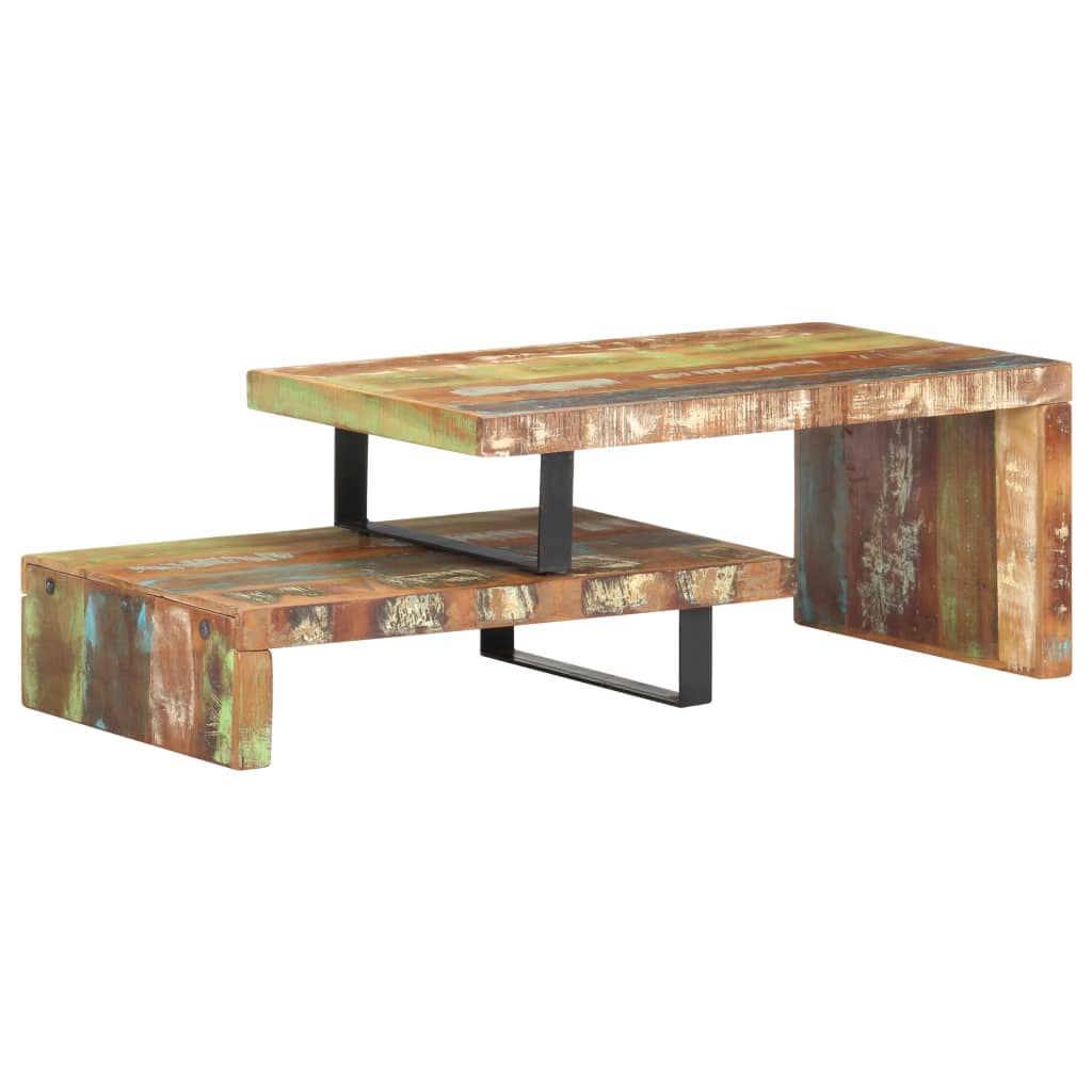 Ensemble de table basse 2 pcs Bois de récupération massif Tables basses vidaXL   