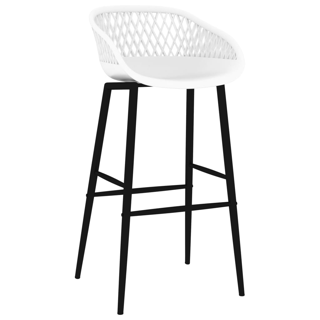 Ensemble de bar 7 pcs Noir et blanc Meubles de salle à manger vidaXL   