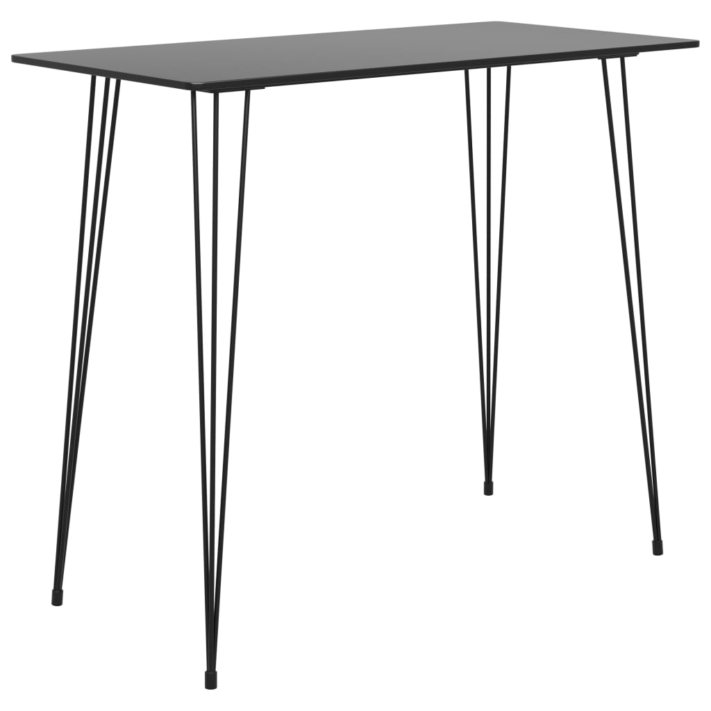 Ensemble de bar 7 pcs Noir et blanc Meubles de salle à manger vidaXL   