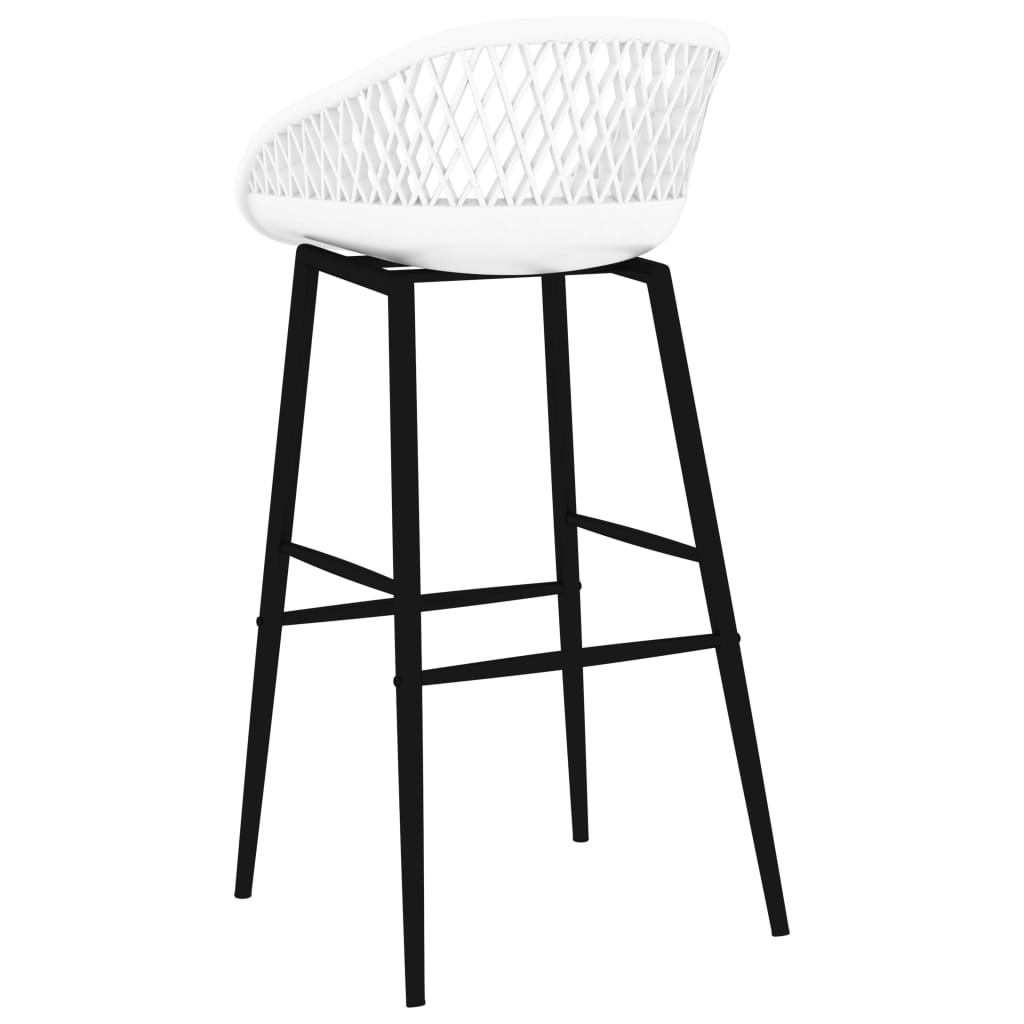 Ensemble de bar 7 pcs Noir et blanc Meubles de salle à manger vidaXL   