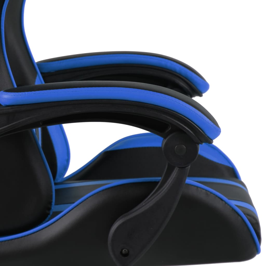 Fauteuil de jeux vidéo Noir et bleu Similicuir - Xios Store SNC