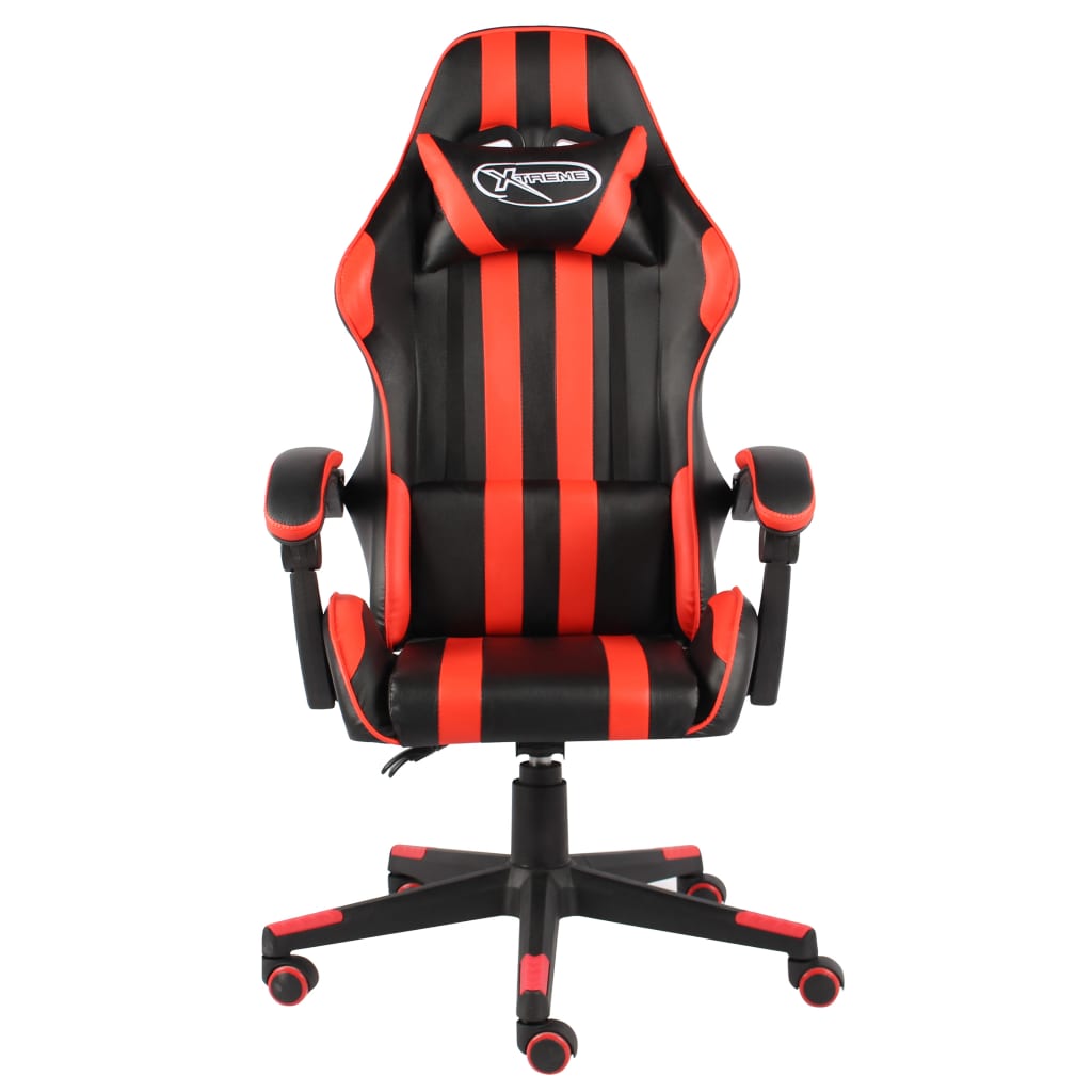 Fauteuil de jeux vidéo Noir et rouge Similicuir - Xios Store SNC