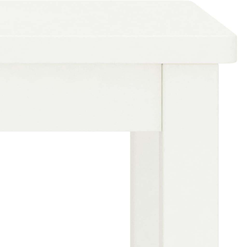 Table de chevet blanc 35x30x47 cm bois de pin massif Tables de chevet vidaXL   