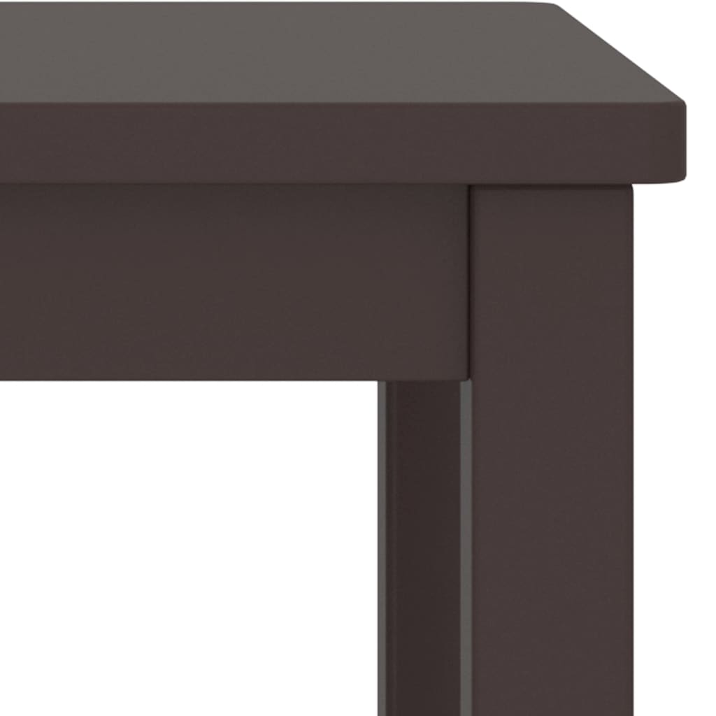 Table de chevet Marron foncé 35x30x47 cm Bois de pin massif Tables de chevet vidaXL