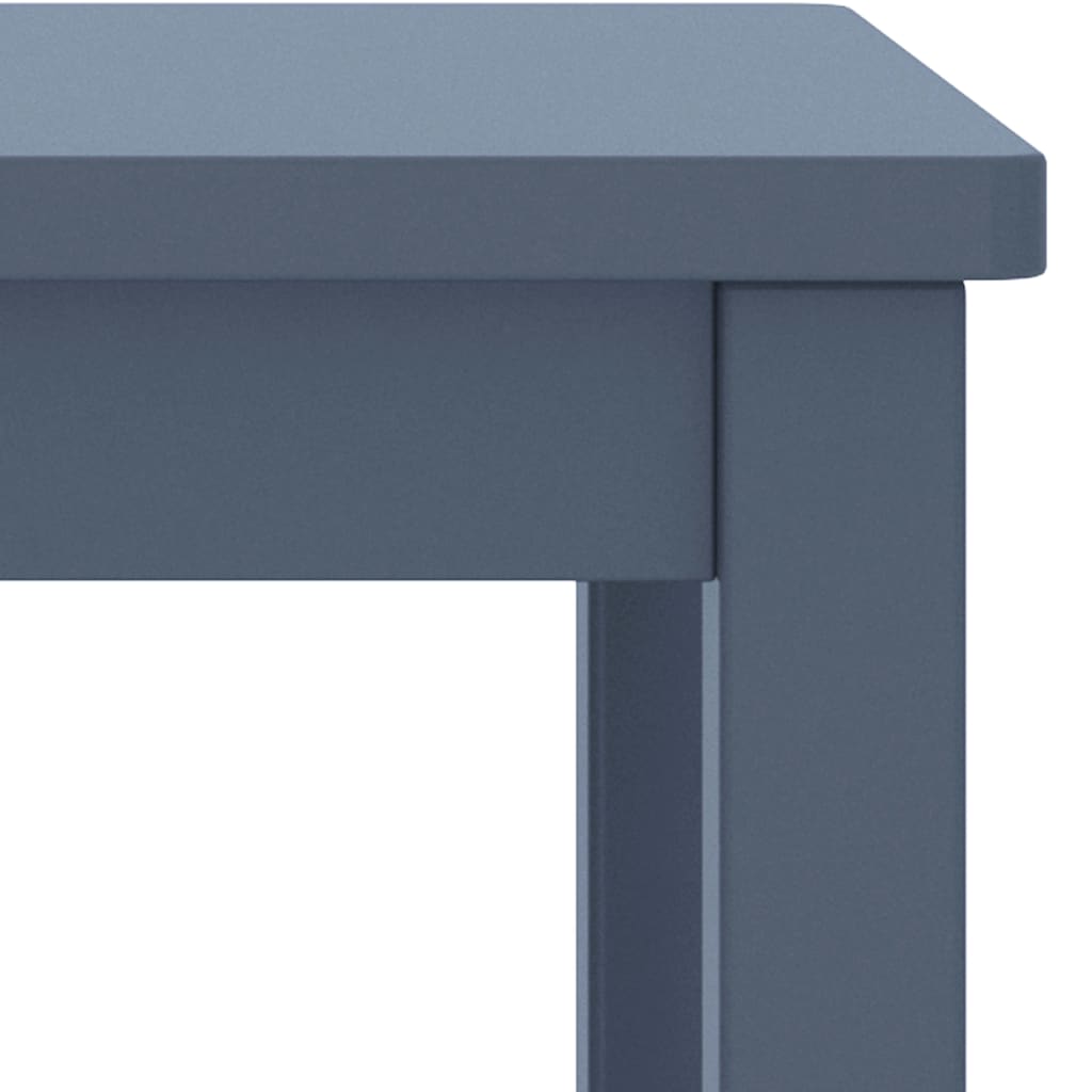 Table de chevet Gris clair 35x30x47 cm Bois de pin massif Tables de chevet vidaXL   