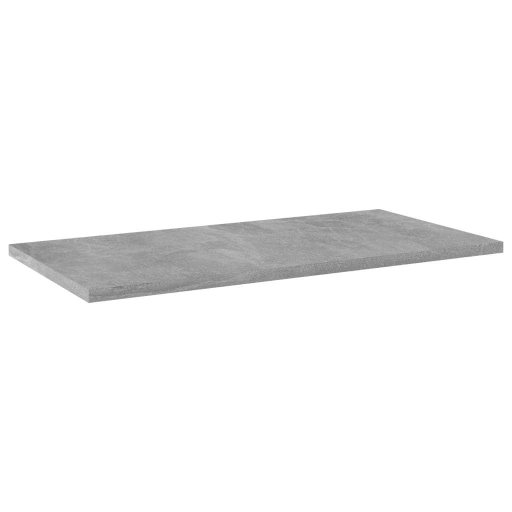 Panneaux de bibliothèque 4 pcs Gris béton 60x30x1,5cm Aggloméré Étagères vidaXL   