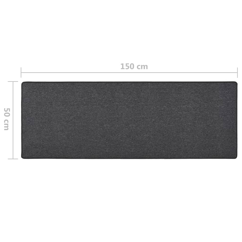 Tapis de couloir Anthracite 50x150 cm Tapis vidaXL   