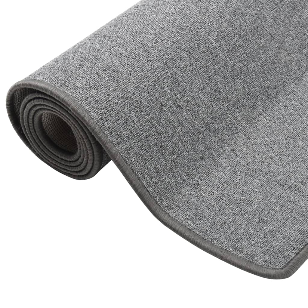 Tapis de couloir Gris foncé 50x100 cm Tapis vidaXL   