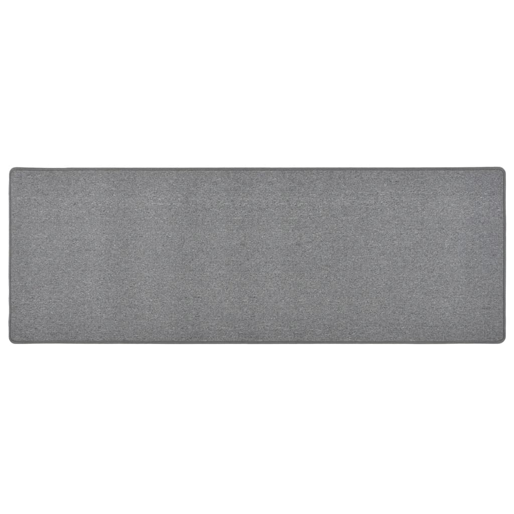 Tapis de couloir Gris foncé 50x150 cm Tapis vidaXL