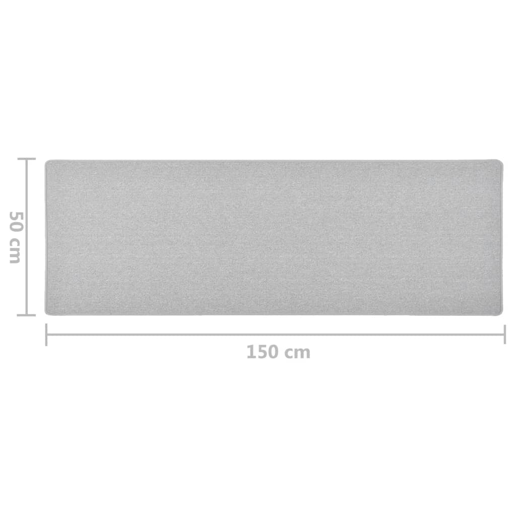 Tapis de couloir Gris clair 50x150 cm Tapis vidaXL   