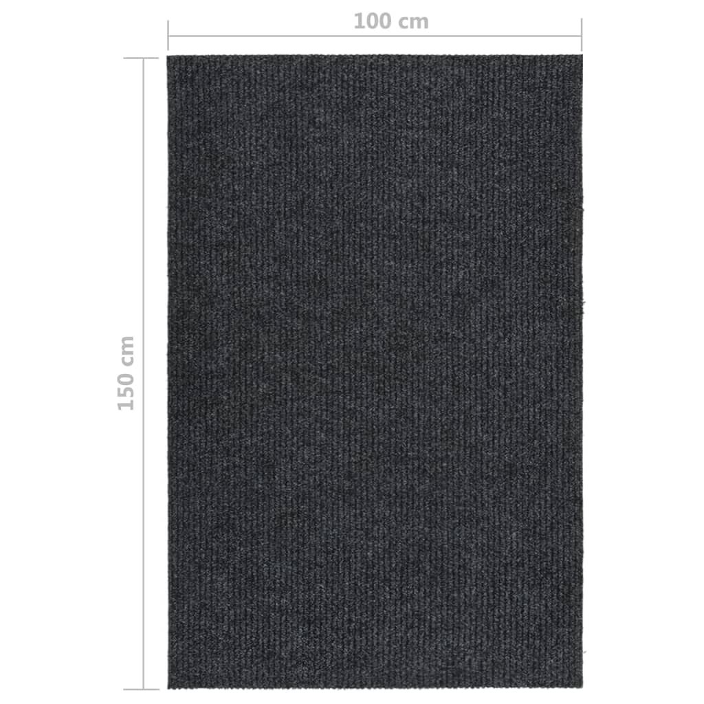 Tapis 100x150 cm Anthracite Tapis vidaXL   