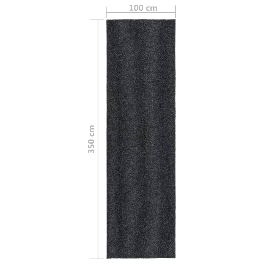 Tapis 100x350 cm Anthracite Tapis vidaXL   