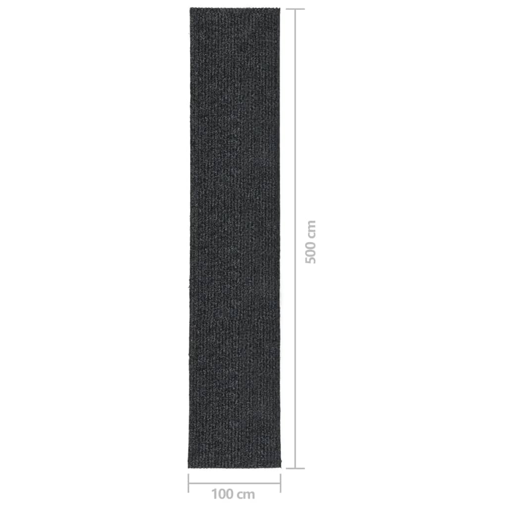 Tapis 100x500 cm Anthracite Tapis vidaXL   