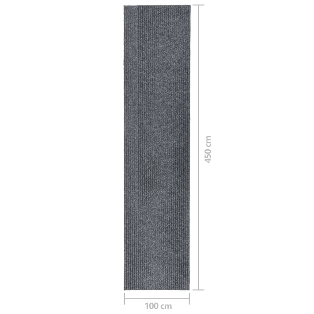 Tapis 100x450 cm Gris Tapis vidaXL   