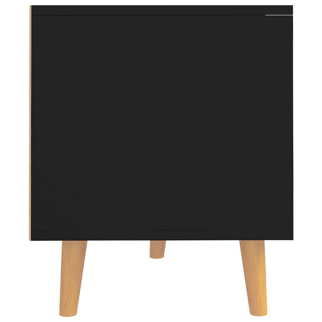 Meuble TV noir 90x40x48,5 cm bois d'ingénierie Meubles TV vidaXL   