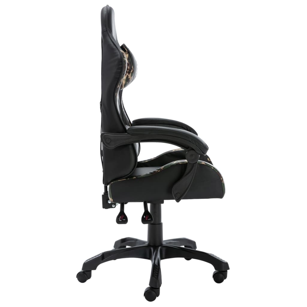 Fauteuil de jeux vidéo Noir et camouflage Similicuir - Xios Store SNC