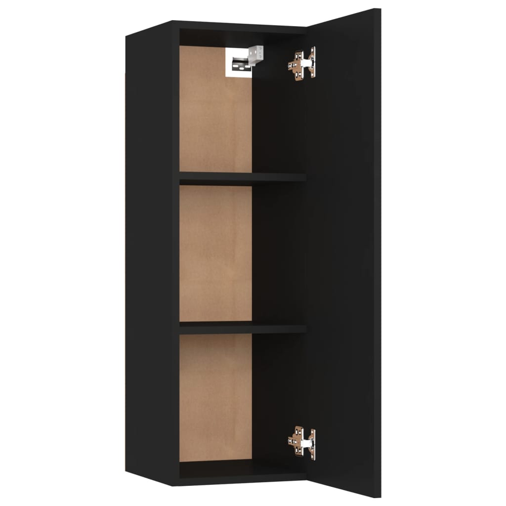 Meuble TV Noir 30,5x30x90 cm Bois d’ingénierie Meubles TV vidaXL