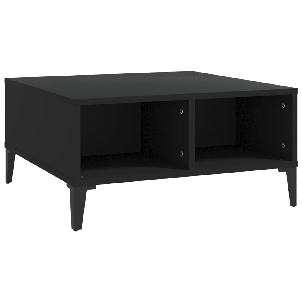 Table basse Noir 60x60x30 cm Aggloméré Tables basses vidaXL   