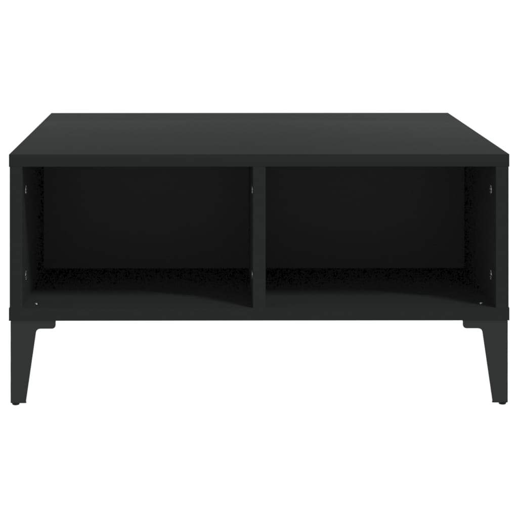 Table basse Noir 60x60x30 cm Aggloméré Tables basses vidaXL   