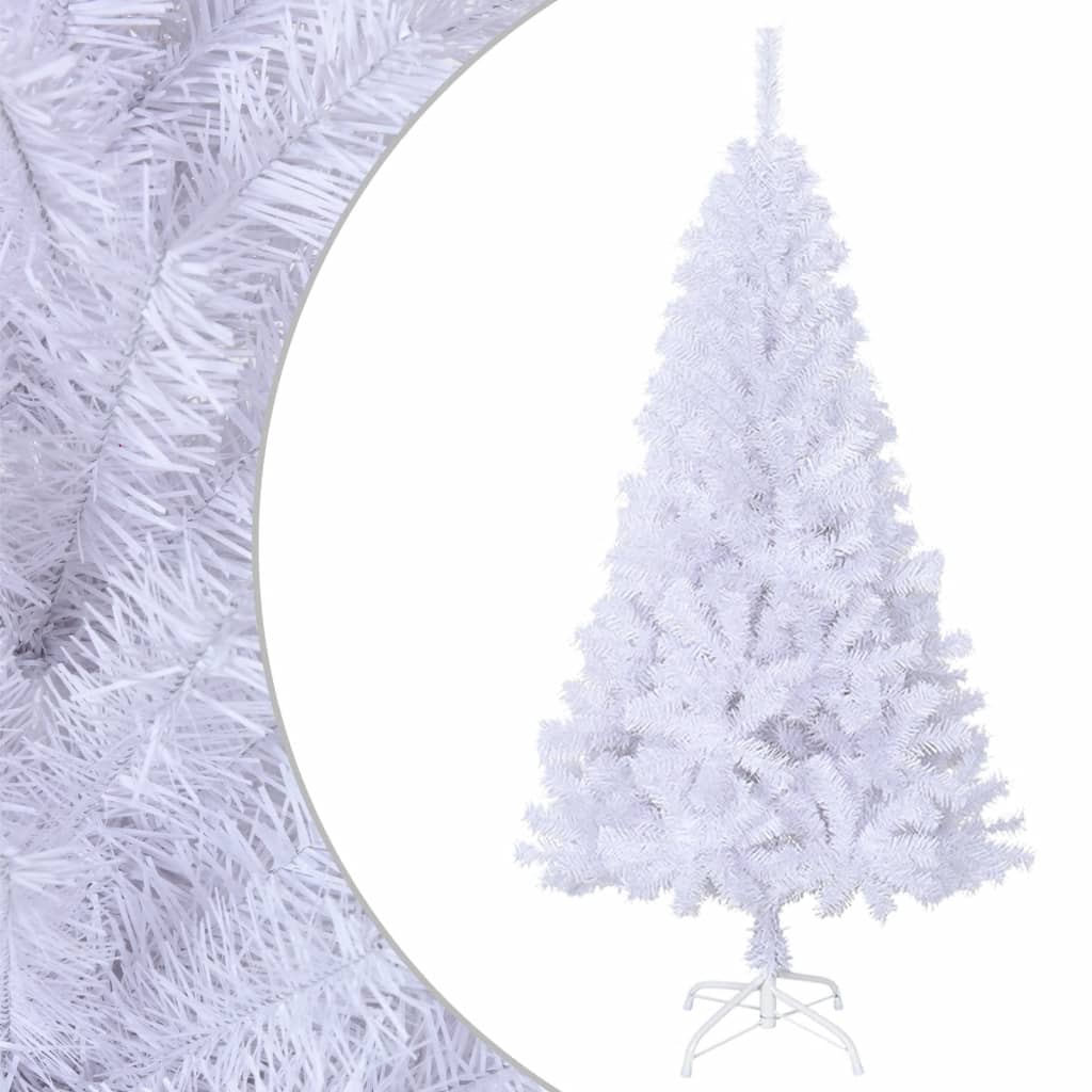 Arbre de Noël artificiel avec branches épaisses blanc 120cm PVC - Xios Store SNC