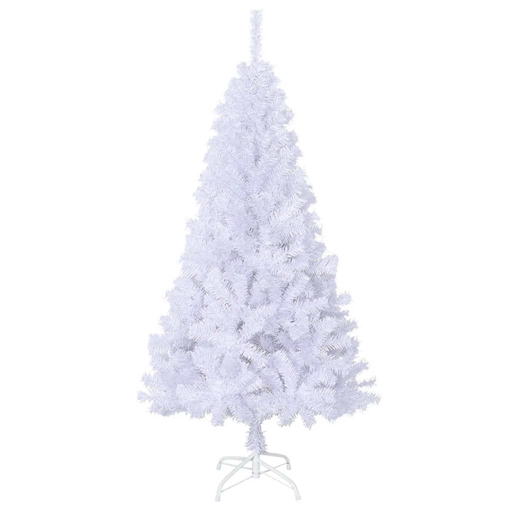 Arbre de Noël artificiel avec branches épaisses blanc 120cm PVC - Xios Store SNC