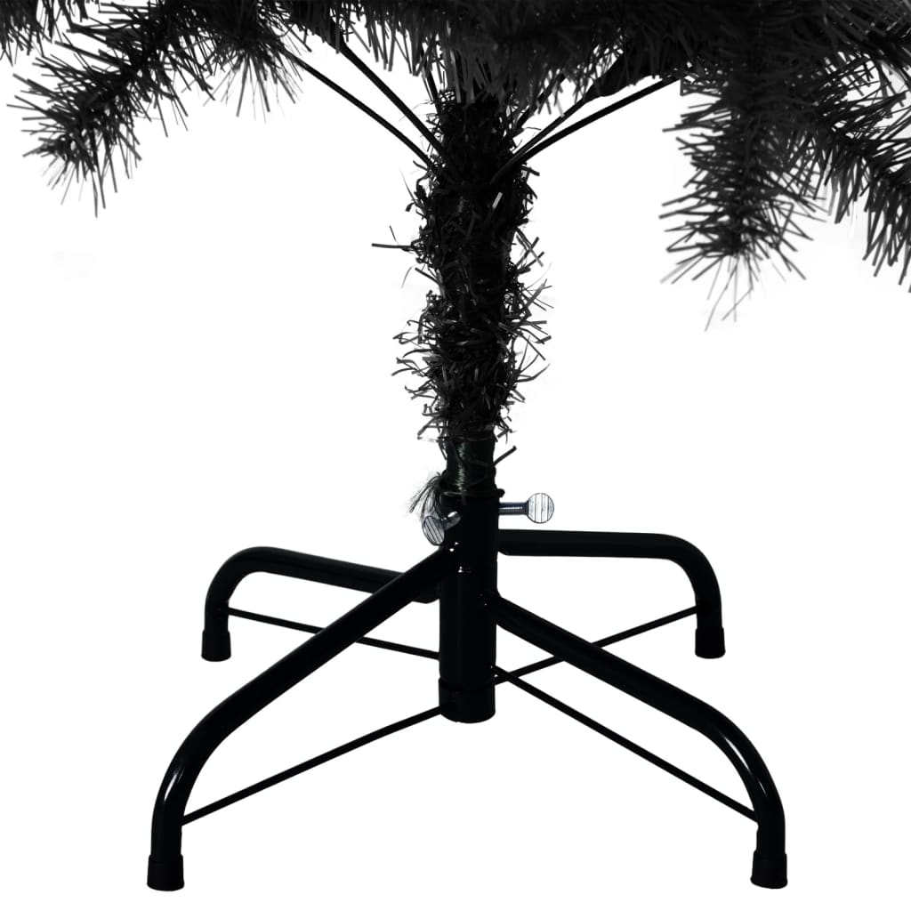 Sapin de Noël artificiel avec support noir 120 cm PVC - Xios Store SNC