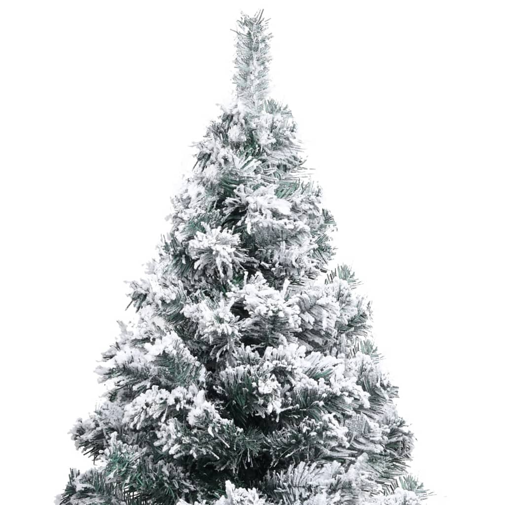 Sapin de Noël artificiel avec neige floquée vert 120 cm PVC - Xios Store SNC