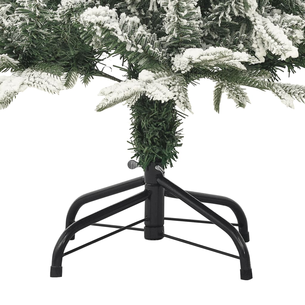 Sapin de Noël artificiel à flocons de neige Vert 120 cm PVC/PE - Xios Store SNC