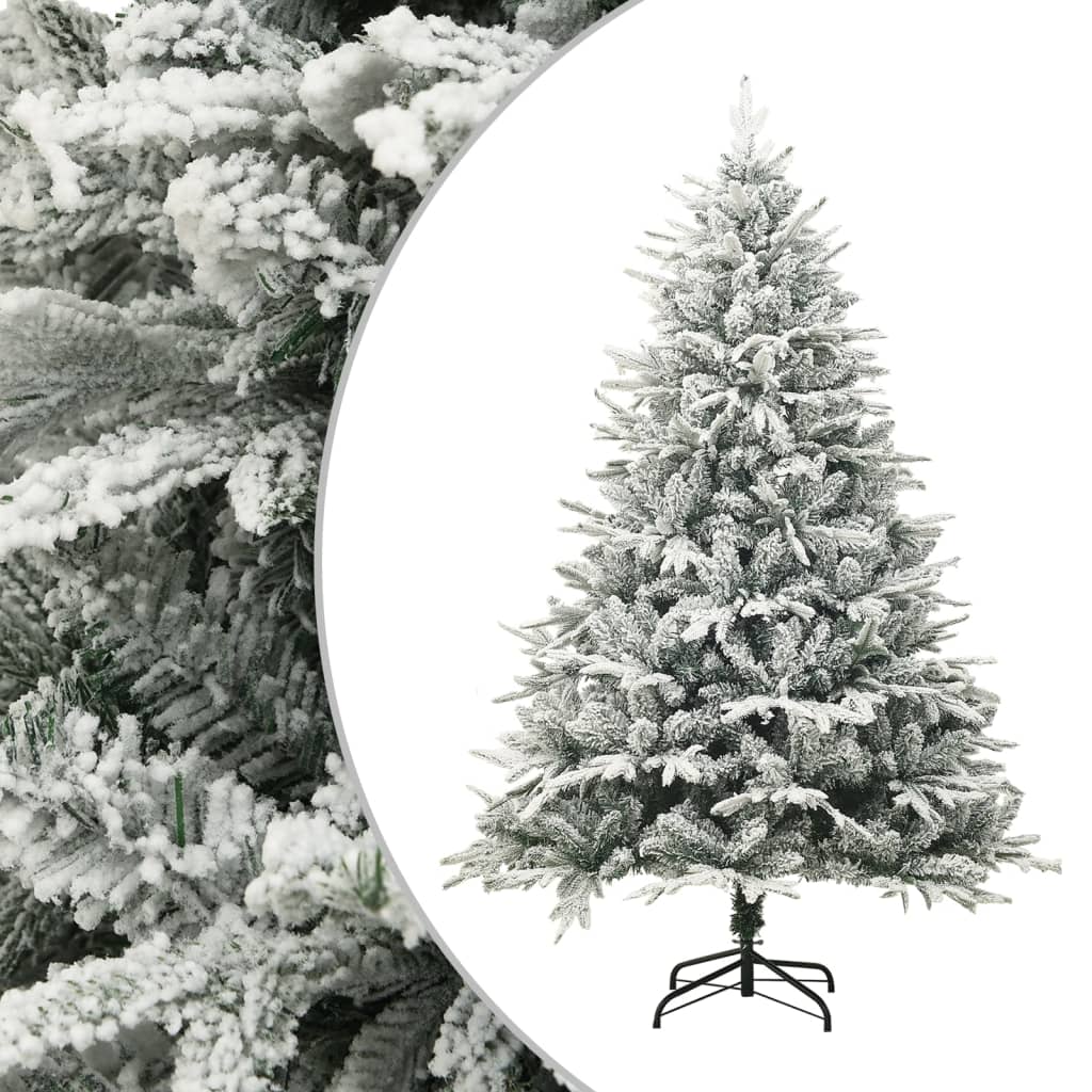 Sapin de Noël artificiel à flocons de neige Vert 150 cm PVC/PE - Xios Store SNC