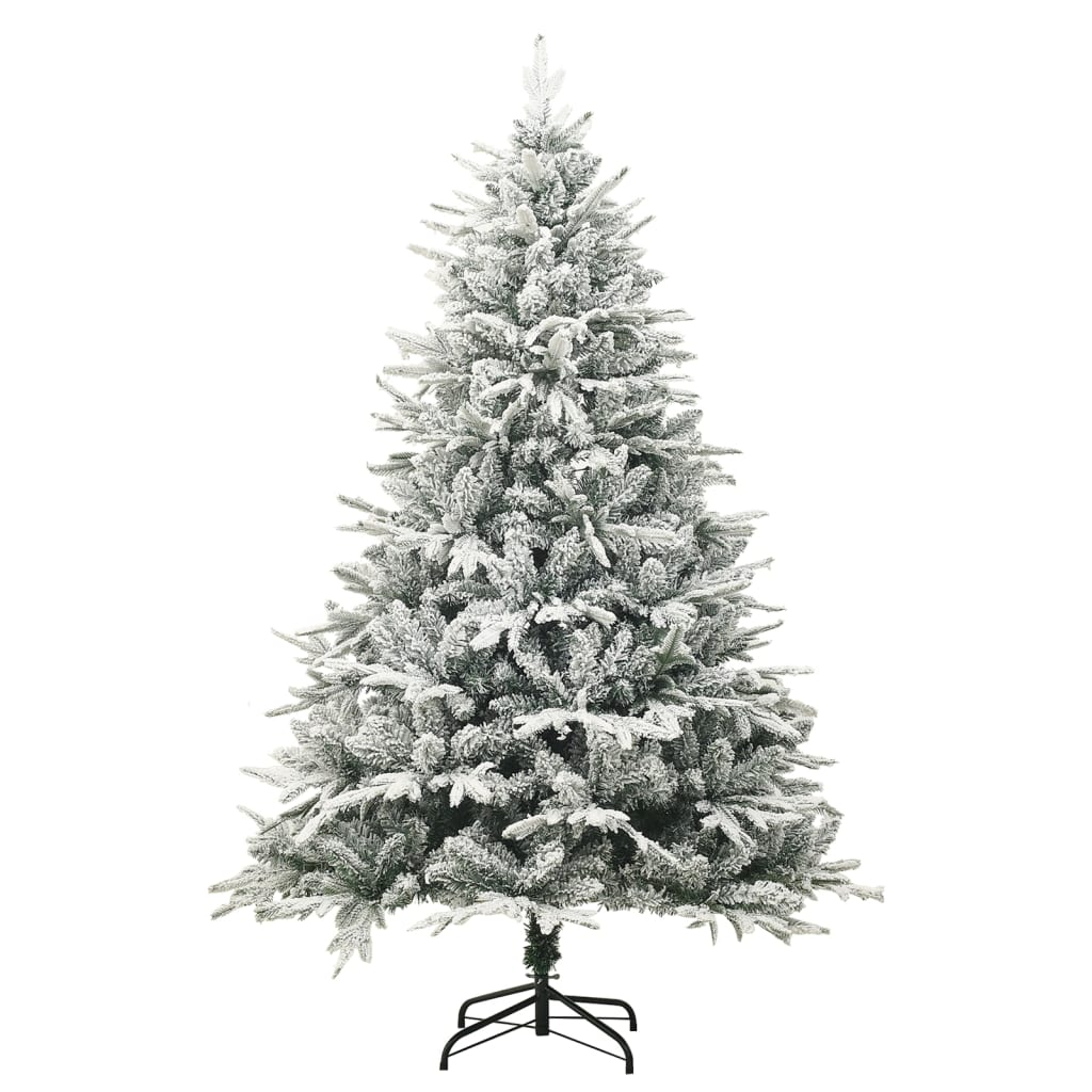 Sapin de Noël artificiel à flocons de neige Vert 150 cm PVC/PE - Xios Store SNC