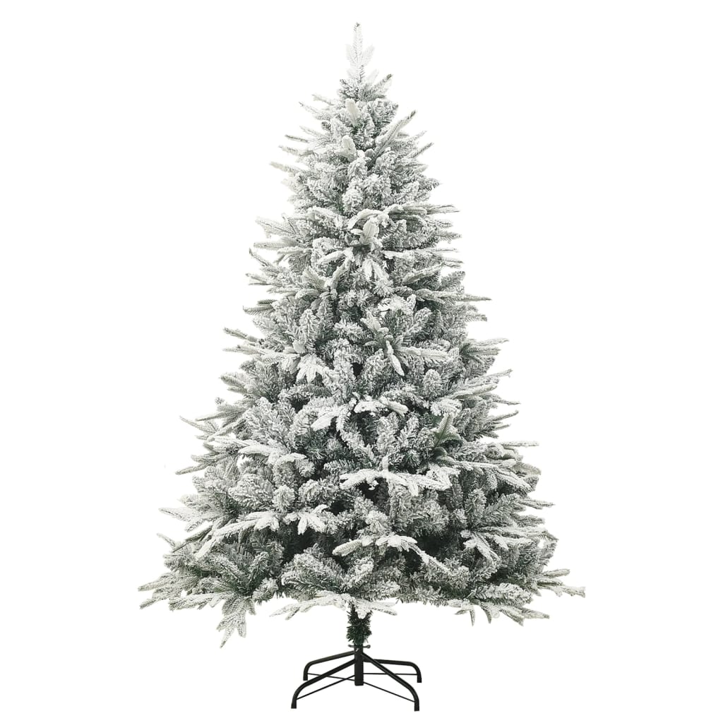 Sapin de Noël artificiel à flocons de neige Vert 180 cm PVC/PE - Xios Store SNC