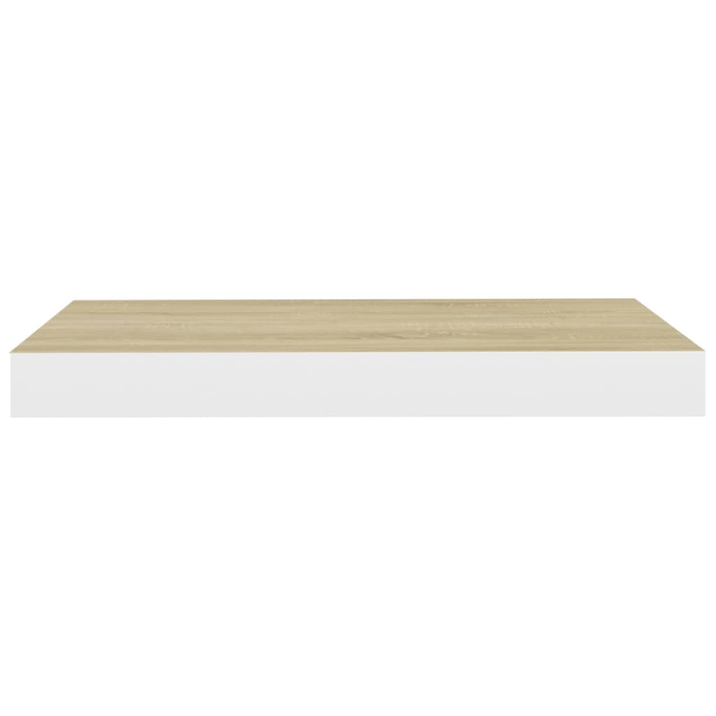 Étagère murale flottante Chêne et blanc 40x23x3,8 cm MDF Étagères murales & corniches vidaXL   