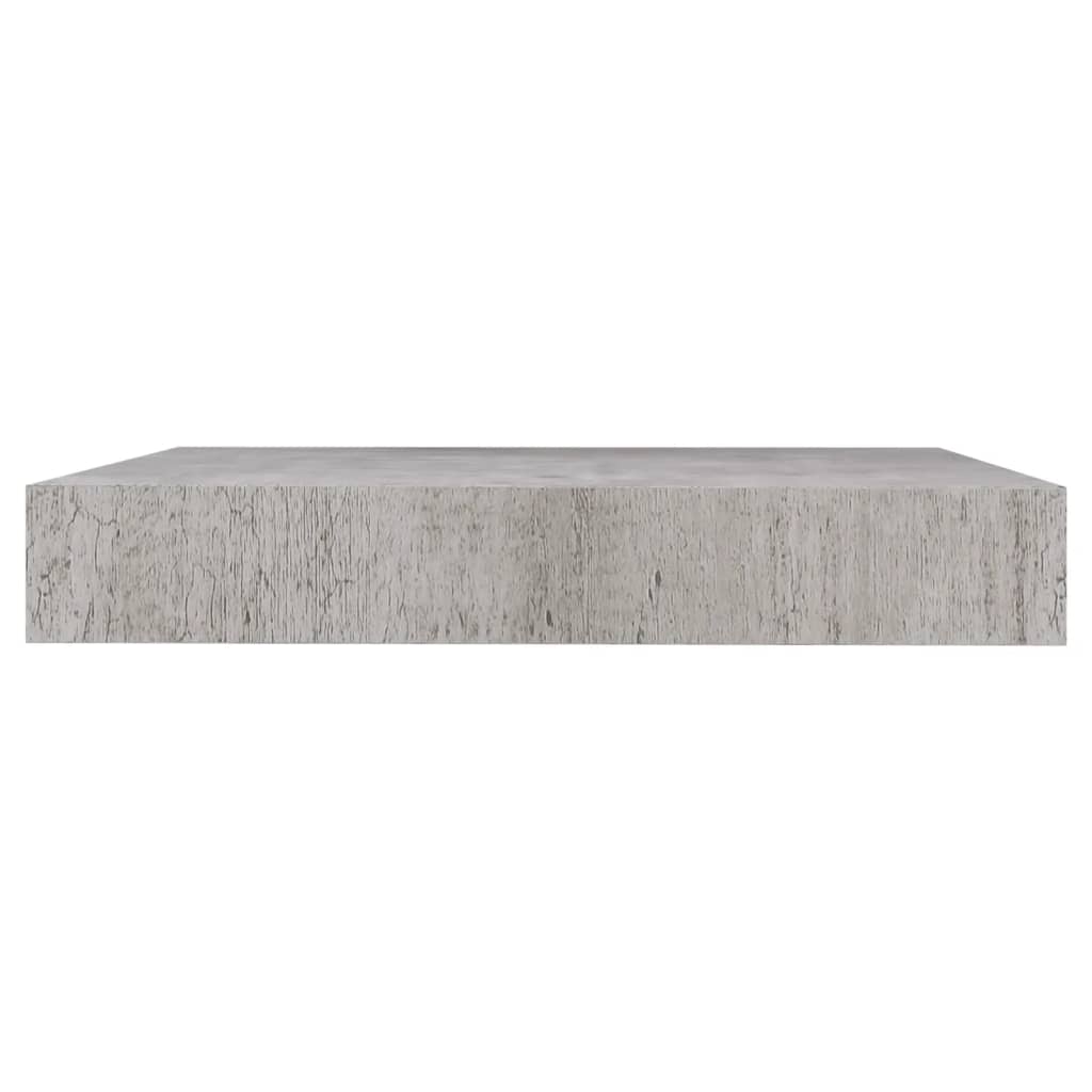 Étagères murales flottantes 2 pcs gris béton 23x23,5x3,8 cm MDF Étagères murales & corniches vidaXL   