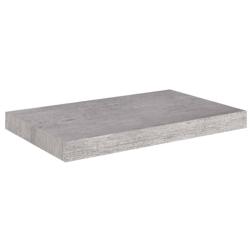 Étagère murale flottante gris béton 50x23x3,8 cm MDF Étagères murales & corniches vidaXL   